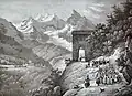 Gleiche Ansicht um 1825