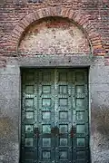 Basilica San Vincenzo in Prato, das Kupferportal von Geminiano Cibau