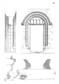 Portal der Kirche Saint-Martin in Namps-au-Val, Aufnahme von Eugène Viollet-le-Duc