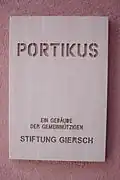 Eingangstafel