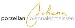 Logo der porzellanbiennale/meissen