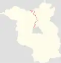 Lagekarte unter https://cycling.waymarkedtrails.org/#route?type=relation&id=28441 aufrufen