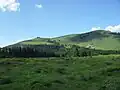 Postalm, Blick zu Thorhöhe und Thoralm