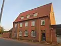 Das ehemalige Postamt von Bramming (heutiges Hotel)