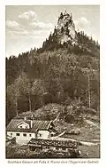 Postkarte Riedersteinkapelle und Galaun; 1920er-Jahre