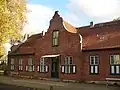 Stilisierte Volutengiebel im Holländischen Etablissement (Potsdam), erbaut 1789–1791
