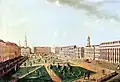 Wilhelmplatz 1776, Blick nach Süden