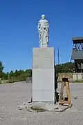 Die Skulptur des Heiligen Nikolaus