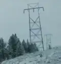 Alter H-Frame aus Metall, wird heute nur noch selten gebaut