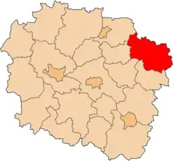Lage in der Wojewodschaft