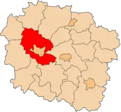 Lage des Powiats