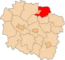 Lage in der Woiwodschaft
