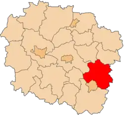 Lage in der Woiwodschaft