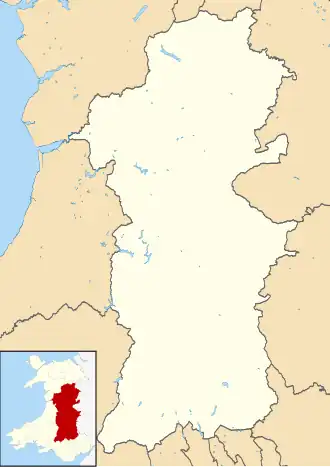 Karte: Powys