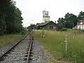 Einfahrtsbereich vom Bahnhof Poysdorf