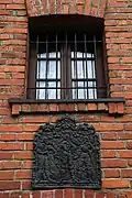 Prethalmühle, Fenster mit Wappen