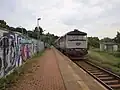 ČD-Baureihe 749 mit Doppelstockwagen