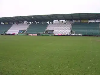 Das Stadion Ďolíček in Prag (November 2007)