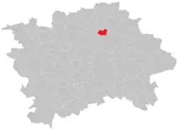 Lage von Prosek in Prag