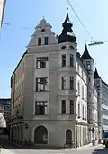 Eckhaus Prannerstraße (rechts) / Rochusberg (links)