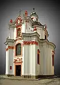 Skulpturen an der Wenzelskirche Leitmeritz