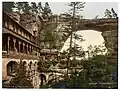 Historische Ansicht von Westen (um 1890)
