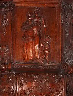 Detail der Kanzel