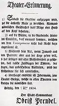 Zum Verhalten im Theater