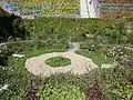 Bewegter blühender Garten