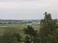 Der Prerower Strom von der engsten Stelle zur Ostsee in Richtung Bodden gesehen