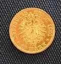 10 Mark Goldmünze erste Münzperiode
