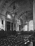 Ansicht des Universitätslesesaals, 1914