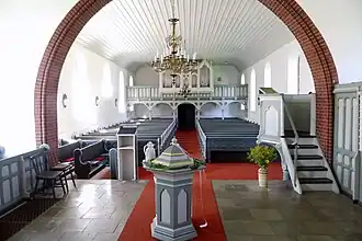 Blick auf die Orgel