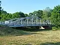 Stahlfachwerkbrücke über die Minge von 1885/1886
