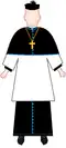 Chorkleidung eines Priesters des Instituts
