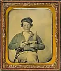 Japhet Collins diente bei den 4th Texas Dragoons