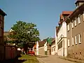 Dorfstraße in Profen im Juni 2006