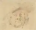 Selbstzeichnung etwa 1750