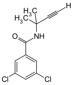 Strukturformel von Propyzamid