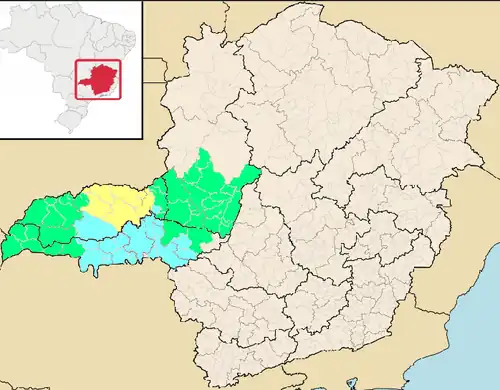Kirchenprovinz Uberaba (Erzbistum blau)