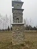 Ein Säulenobelisk aus der Zeit der Tataren.