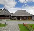 Historische Holzarchitektur am Marktplatz