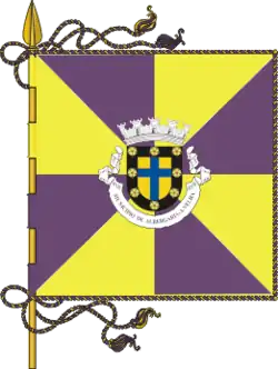 Flagge des Concelhos Albergaria-a-Velha