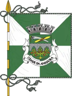 Flagge von Amadora