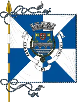 Flagge des Concelhos Chaves