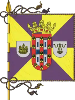 Flagge des Concelhos Caldas da Rainha