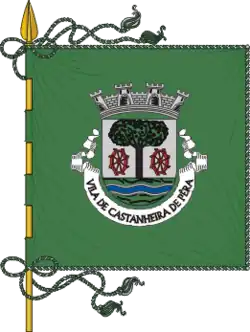 Flagge von Castanheira de Pera