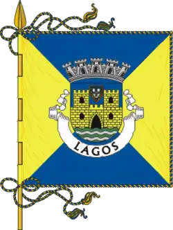 Flagge des Concelhos Lagos
