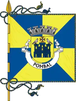 Flagge des Concelhos Pombal