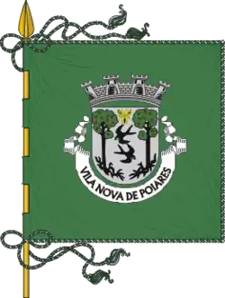 Flagge des Concelhos Vila Nova de Poiares